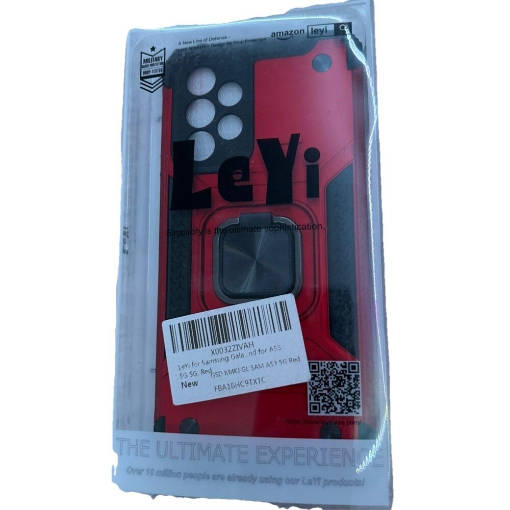 Leyi For Samsung Galaxy A53 5G Phone Case w/Kickstand